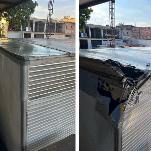 Antes e depois de serviço realizado pela Via Truck Brasil 7